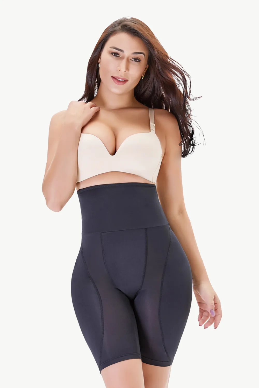 Full Size High Waisted Pull-On Shaping Shorts, image 11