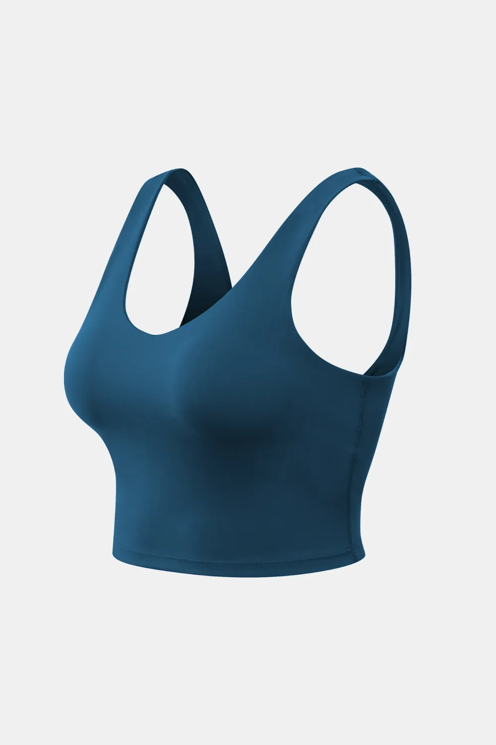 Cropped Scoop Neck Active Tank Top, image 13