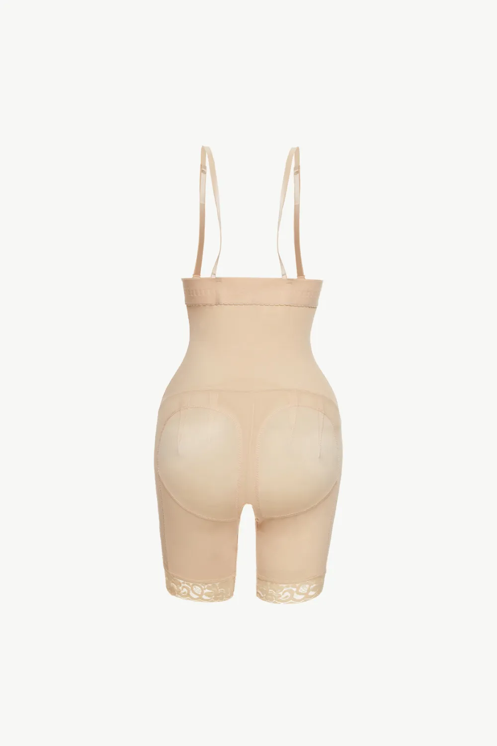 Full Size Hook-and-Eye Lace Trim Shaping Bodysuit, image 4