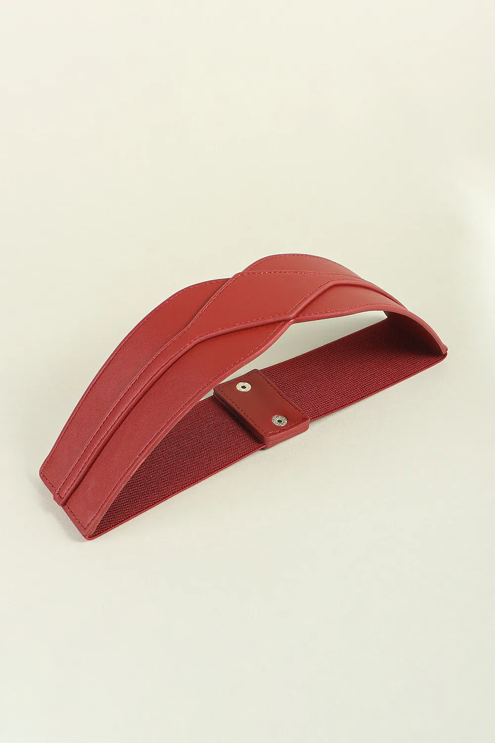 Elastic Wide PU Belt, image 3