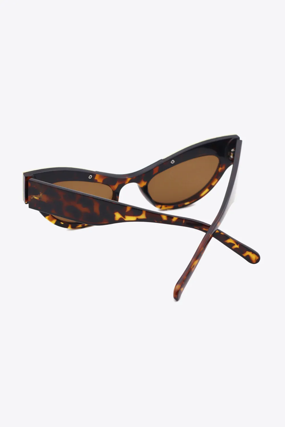 UV400 Rhinestone Trim Cat-Eye Sunglasses, image 2