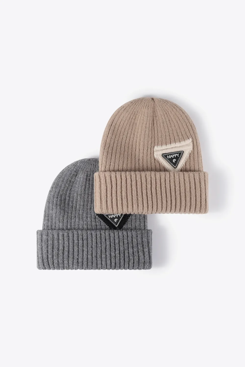 HAPPY Contrast Beanie, image 30