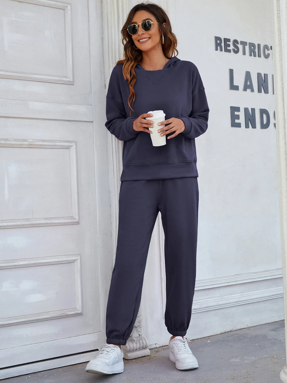Elastic Waist Joggers with Pockets, image 5