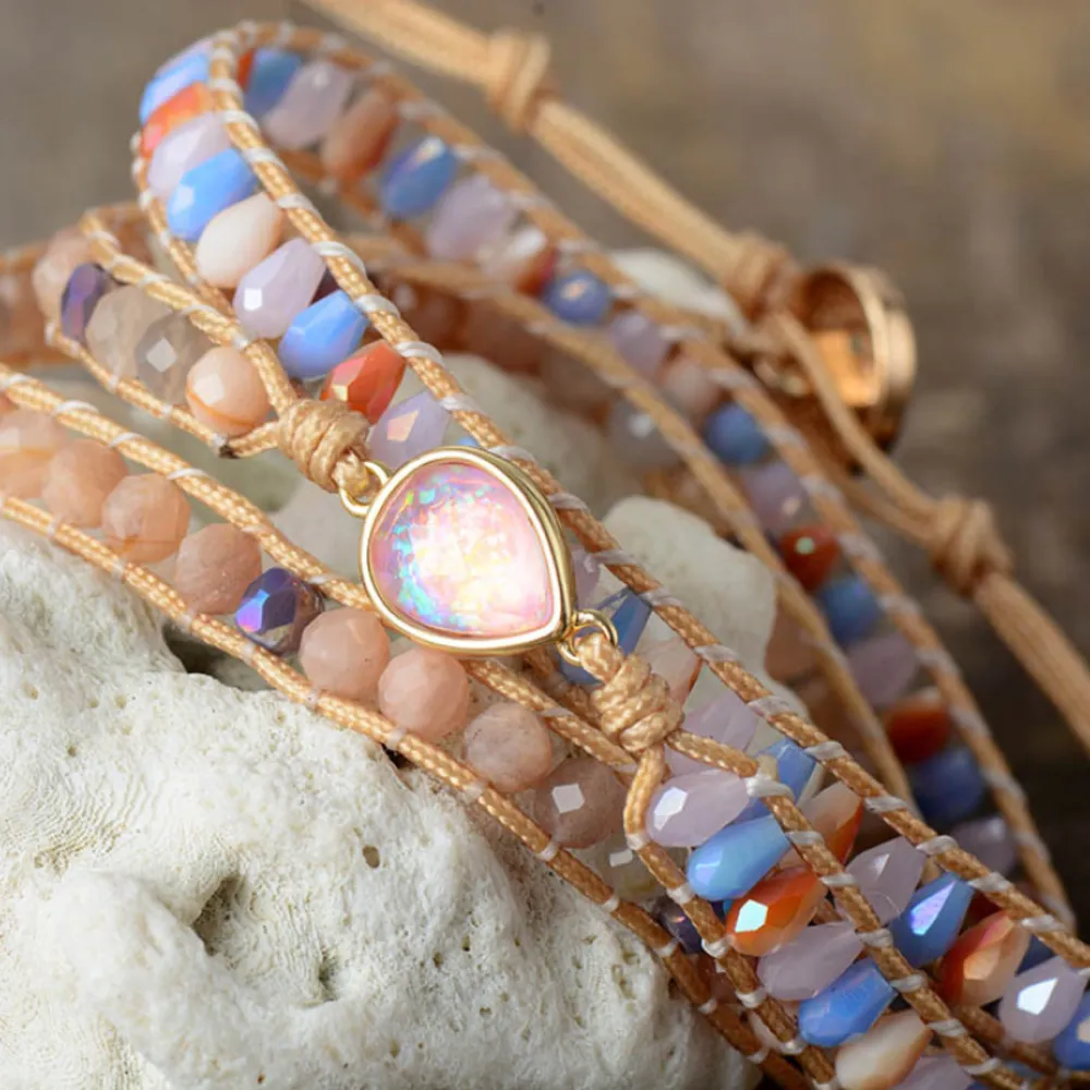 Opal Beaded Bracelet, image 4
