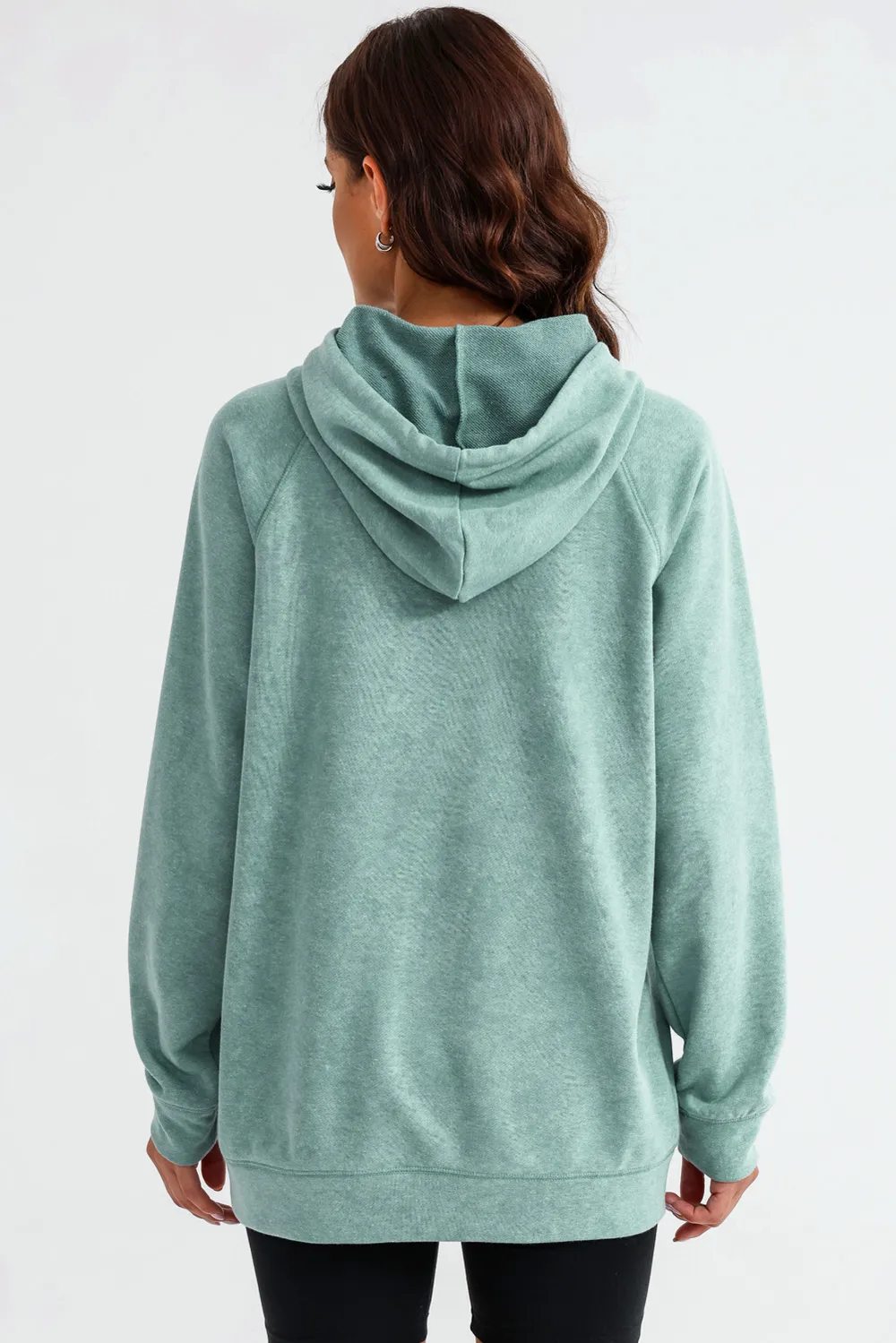 Long Sleeve Front Pocket Hoodie, image 9