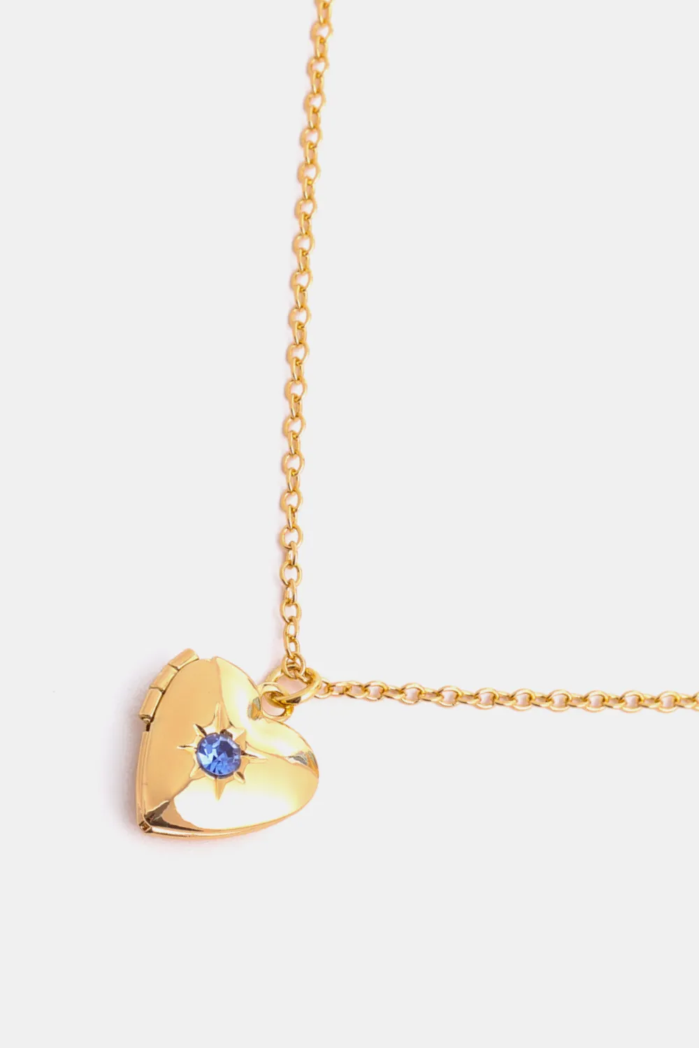 Zircon Heart Shape 14K Gold-Plated Pendant Necklace, image 33