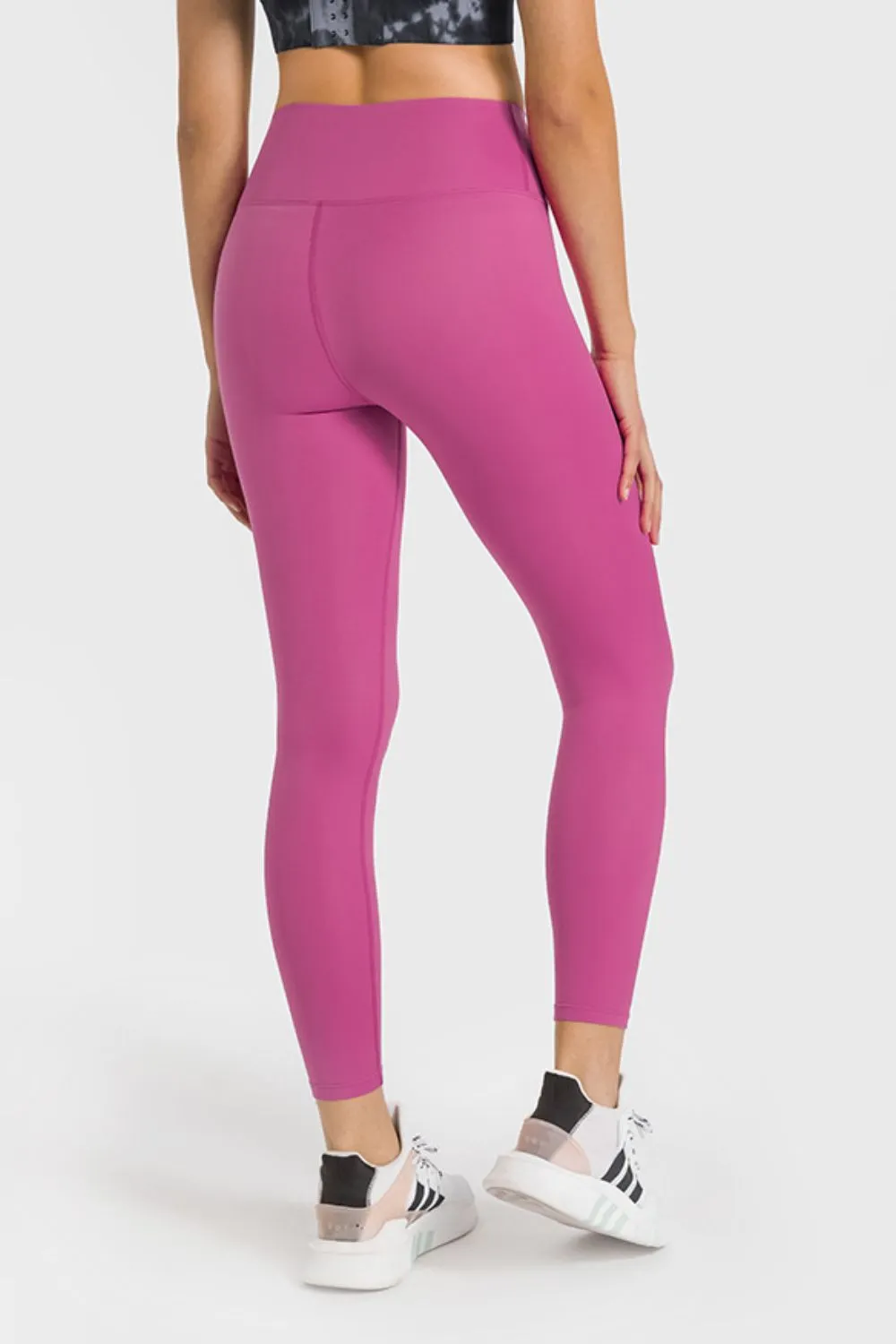 High Waist Ankle-Length Yoga Leggings, image 3