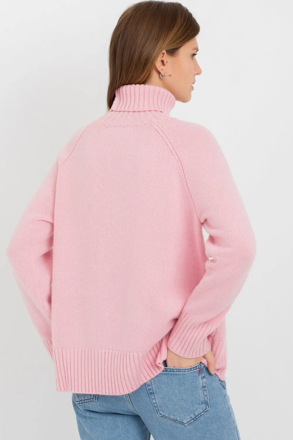 Turtle Neck Raglan Sleeve Sweater, image 5