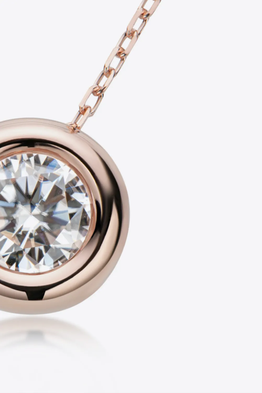 1 Carat Moissanite Pendant 925 Sterling Silver Necklace, image 8