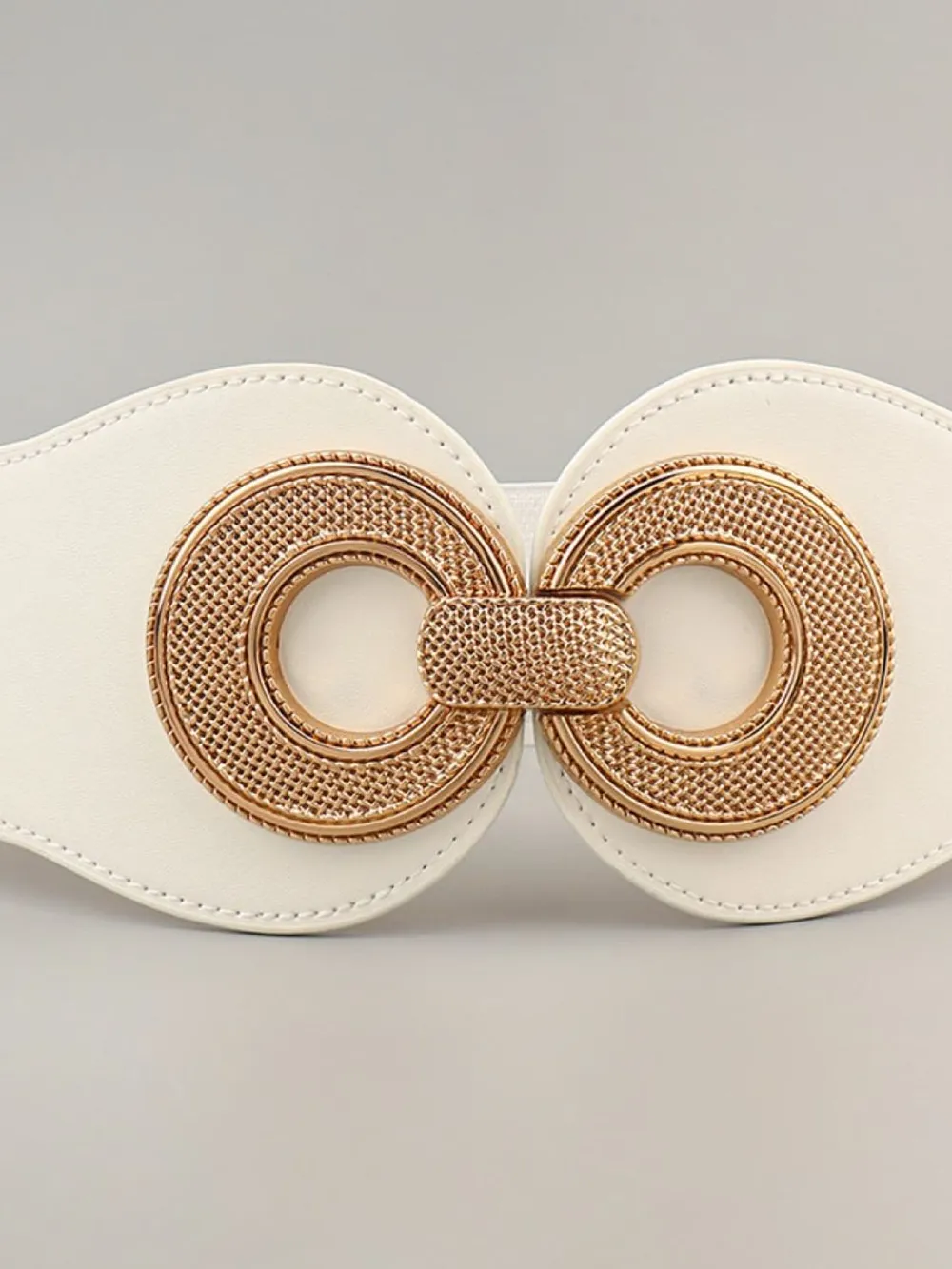 Alloy Buckle Elastic PU Belt, image 22