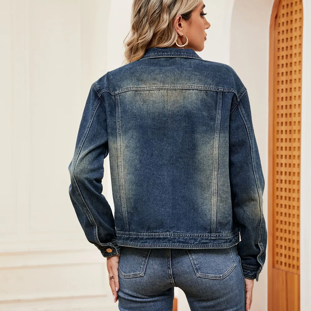 Washed Denim Jacket, image 6