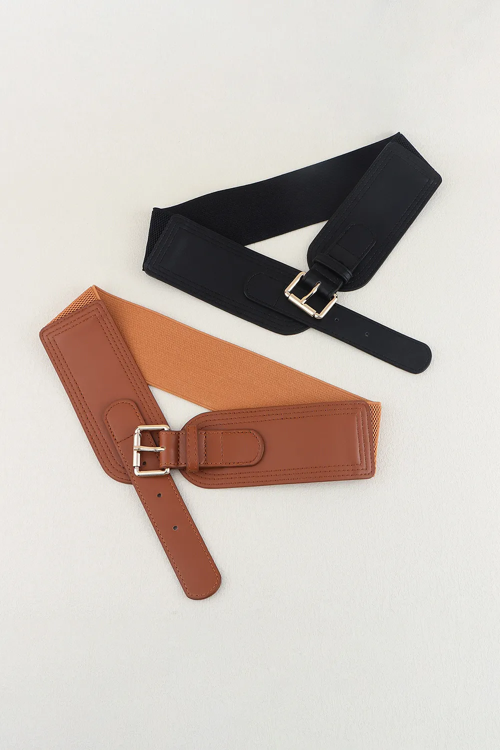 Elastic Wide PU Belt, image 3