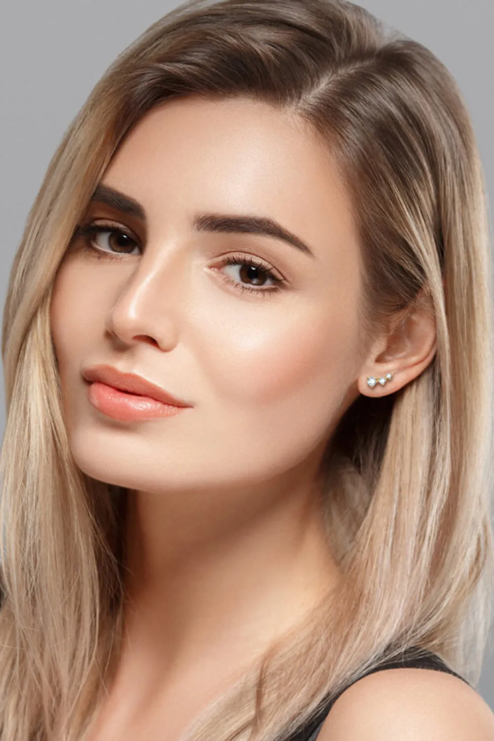 Your Way Moissanite Stud Earrings, image 3