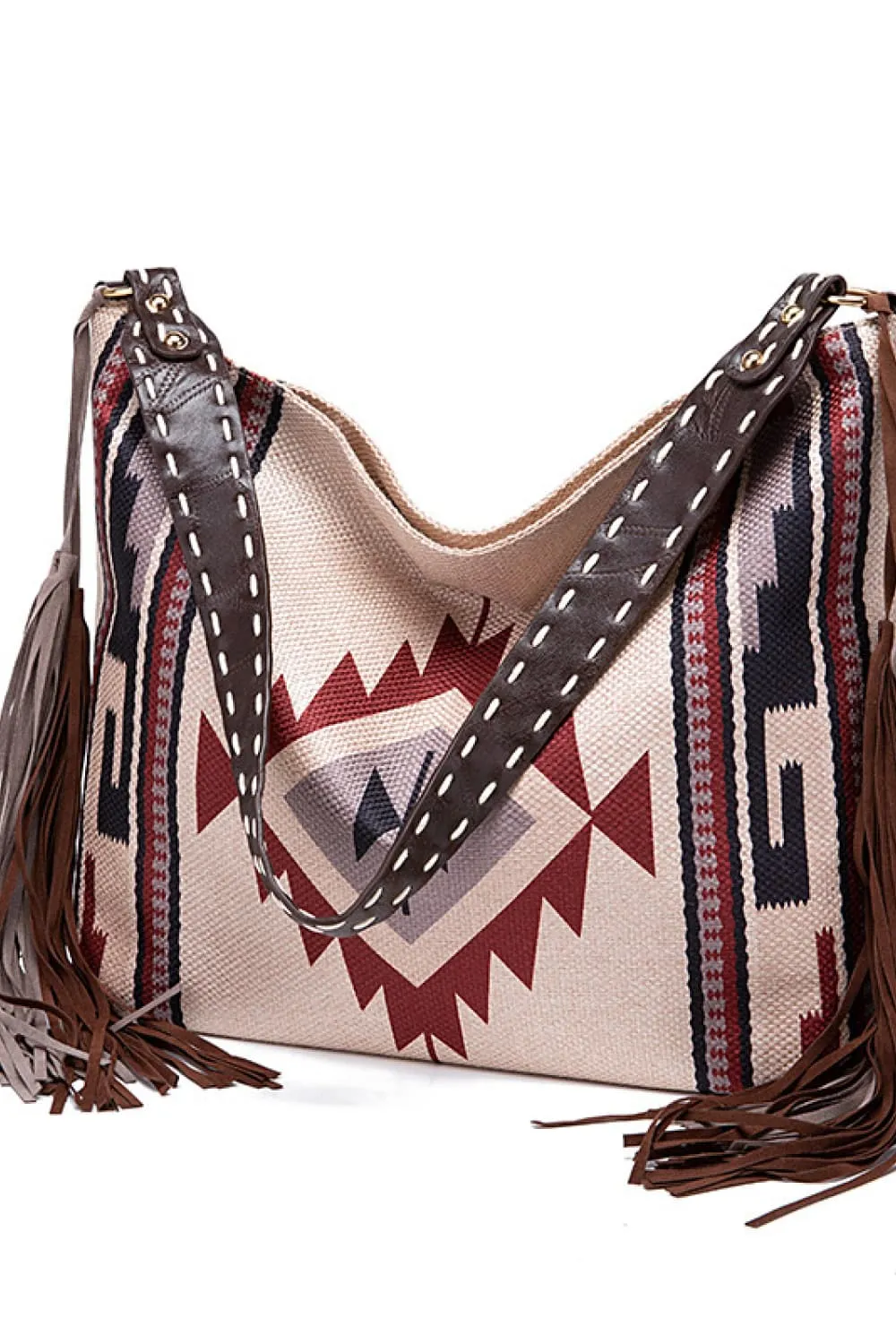 Geometric Canvas Tote Bag, image 13