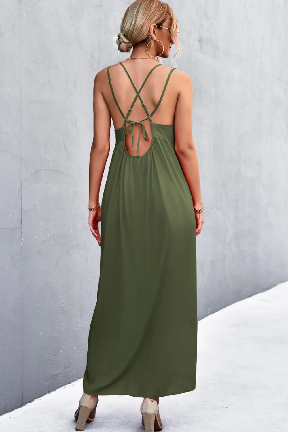 Double Strap Tie Back Dress, image 2