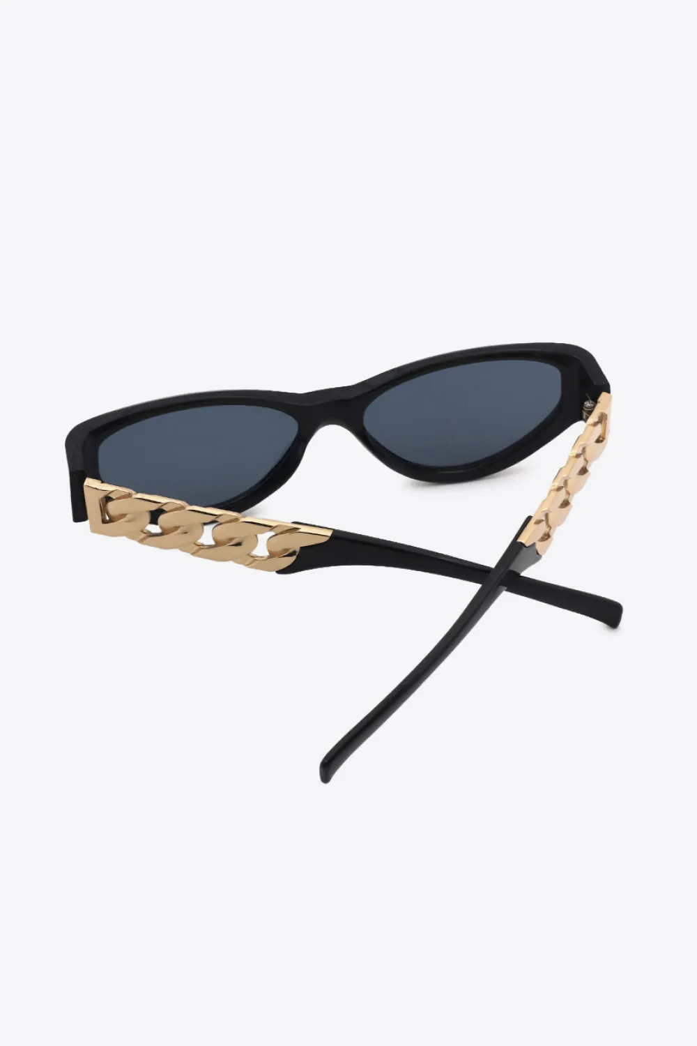 Chain Detail Temple Cat Eye Sunglasses, image 15