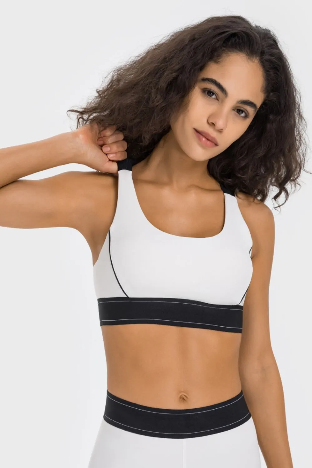 Contrast Sports Bra, image 2