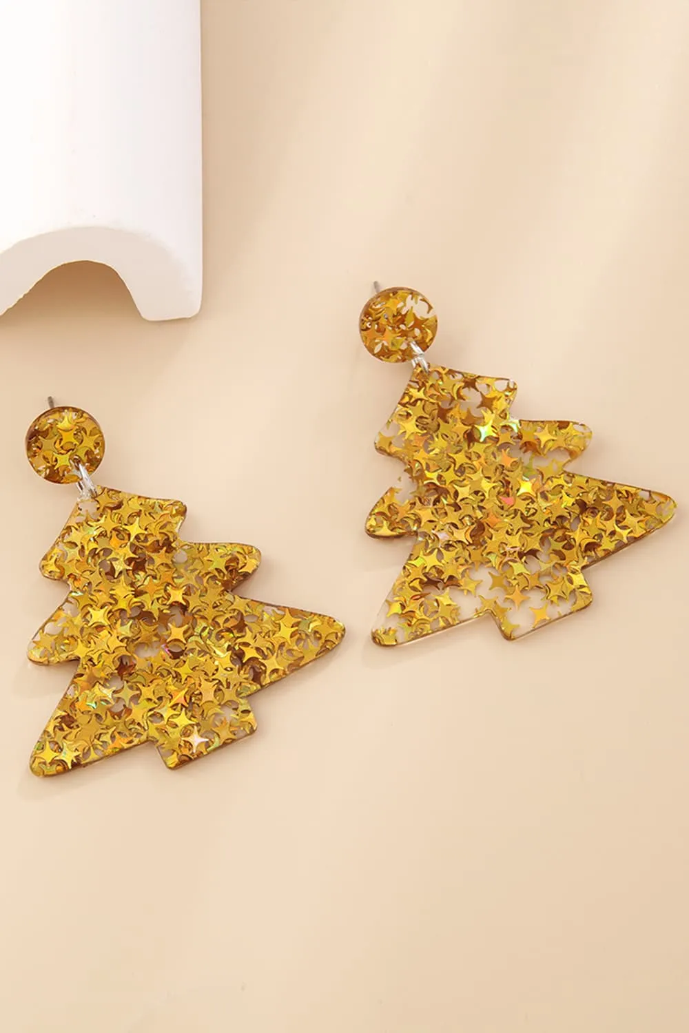 Christmas Tree Acrylic Earrings, image 17
