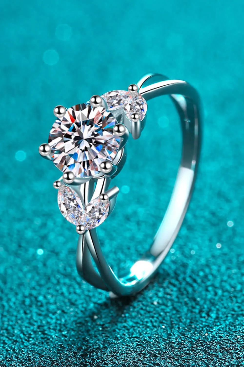 Come With Me 1 Carat Moissanite Ring, image 3