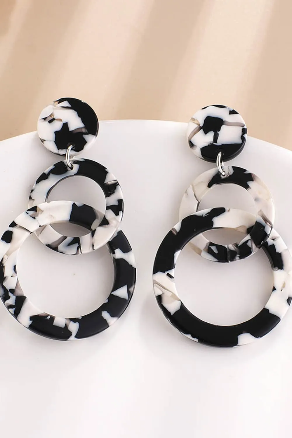 Acrylic Double-Hoop Earrings, image 13