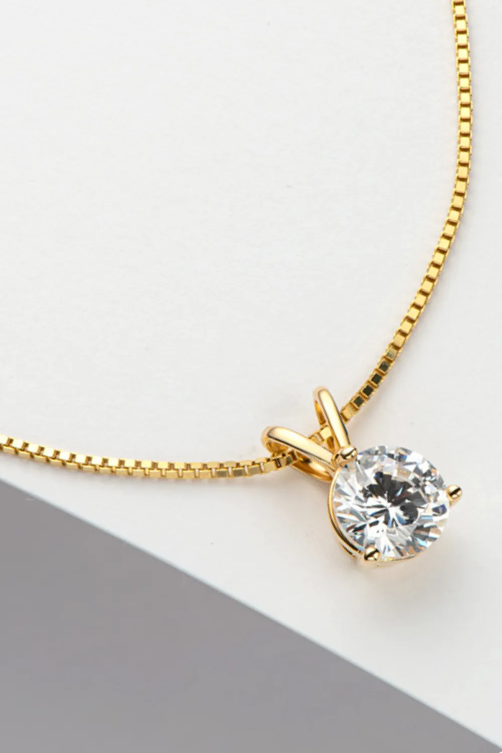 Show Off 1 Carat Moissanite Pendant Necklace, image 3