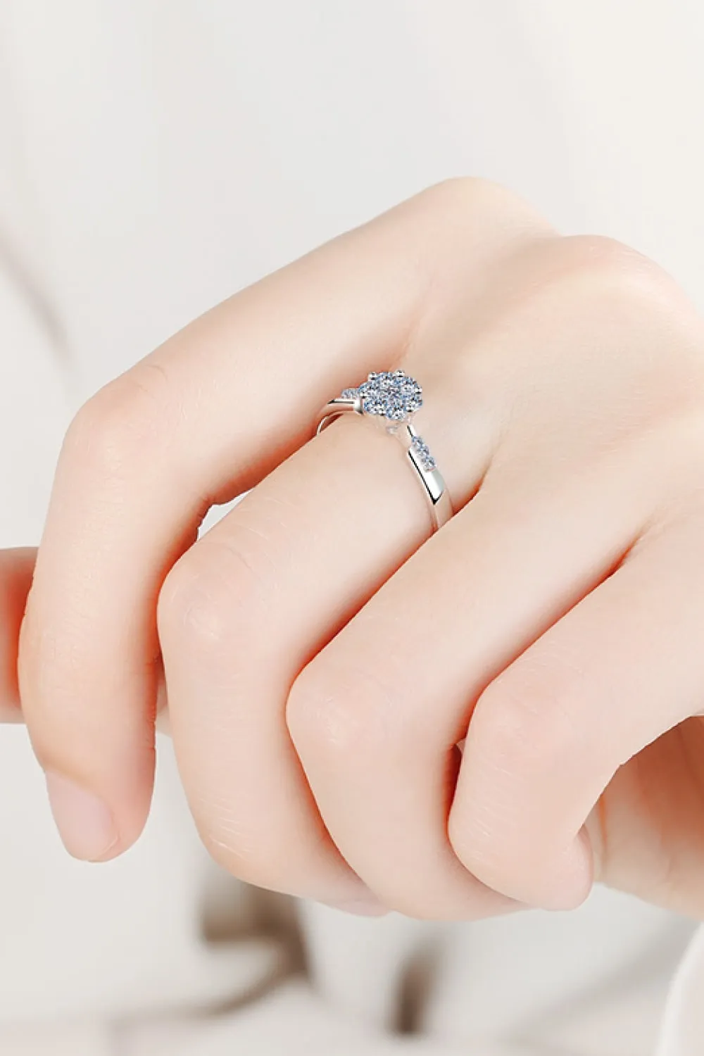 Create Your Dream Life Moissanite Ring, image 2