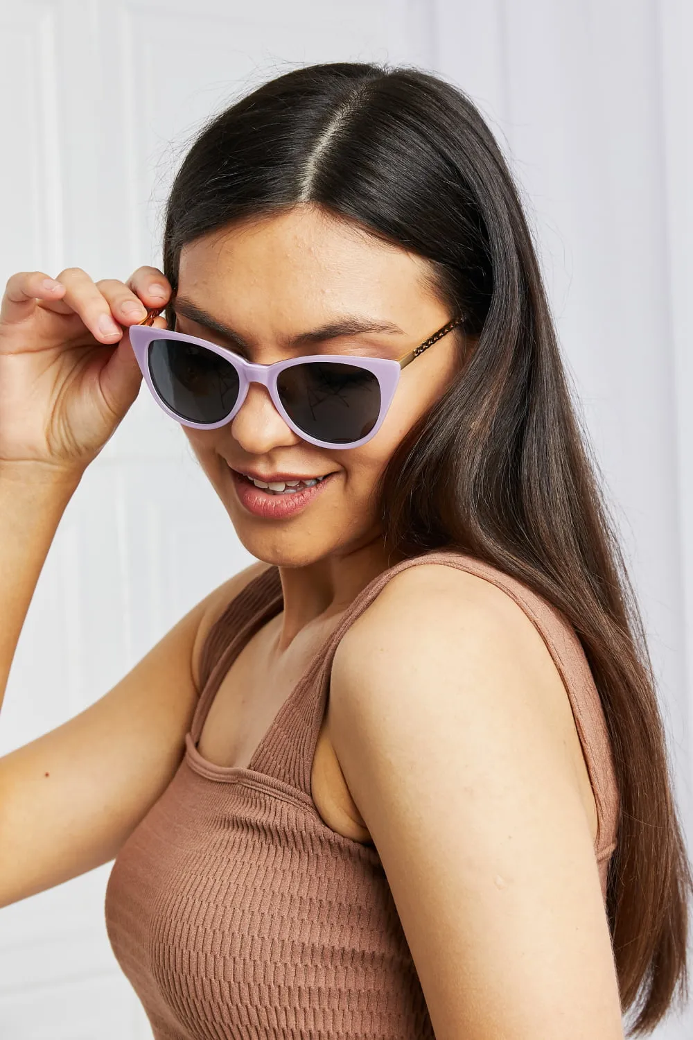 Cat-Eye Acetate Frame Sunglasses, image 10