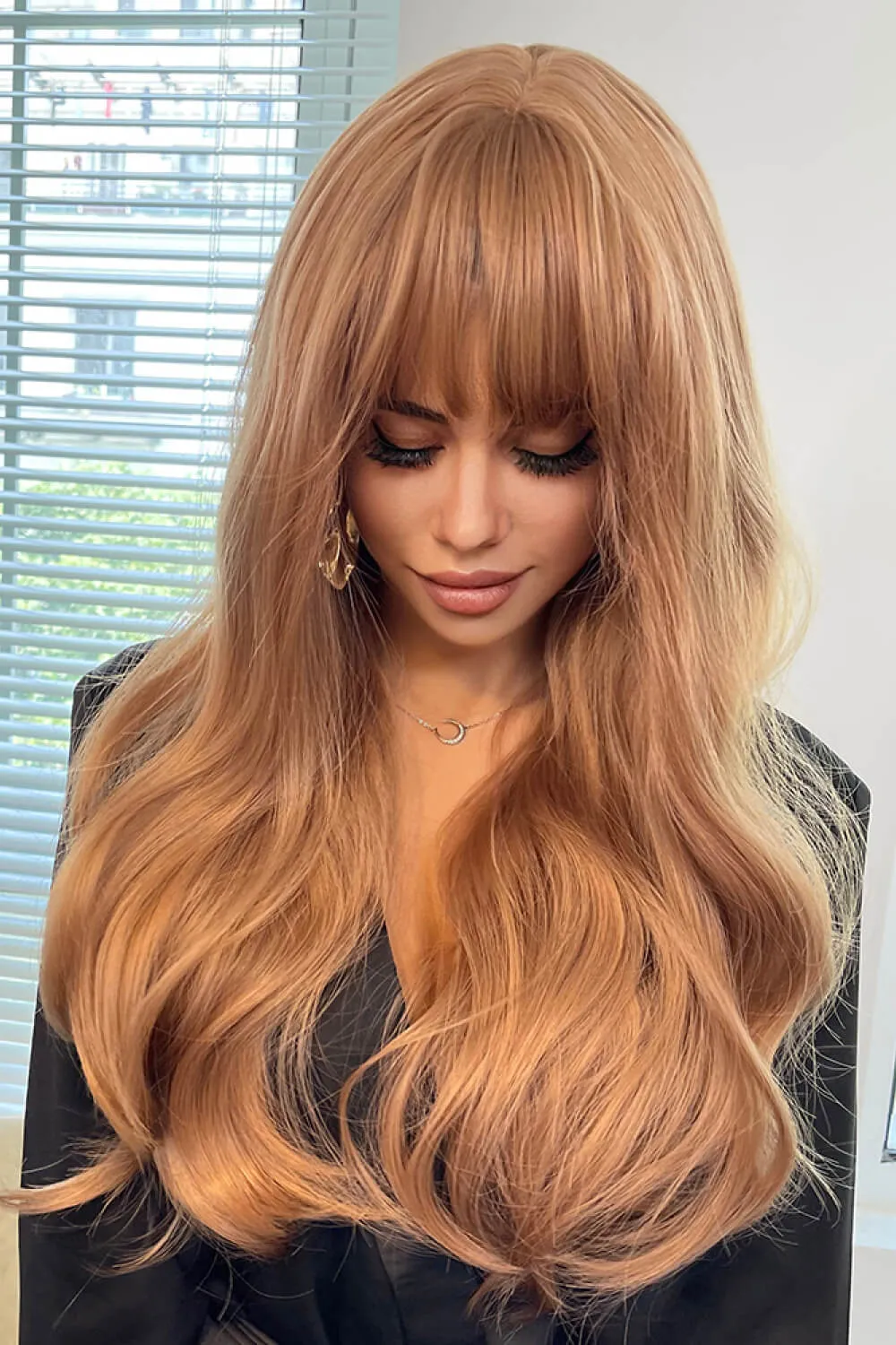 Natural Wave Full Machine Synthetic Wigs 26", image 4