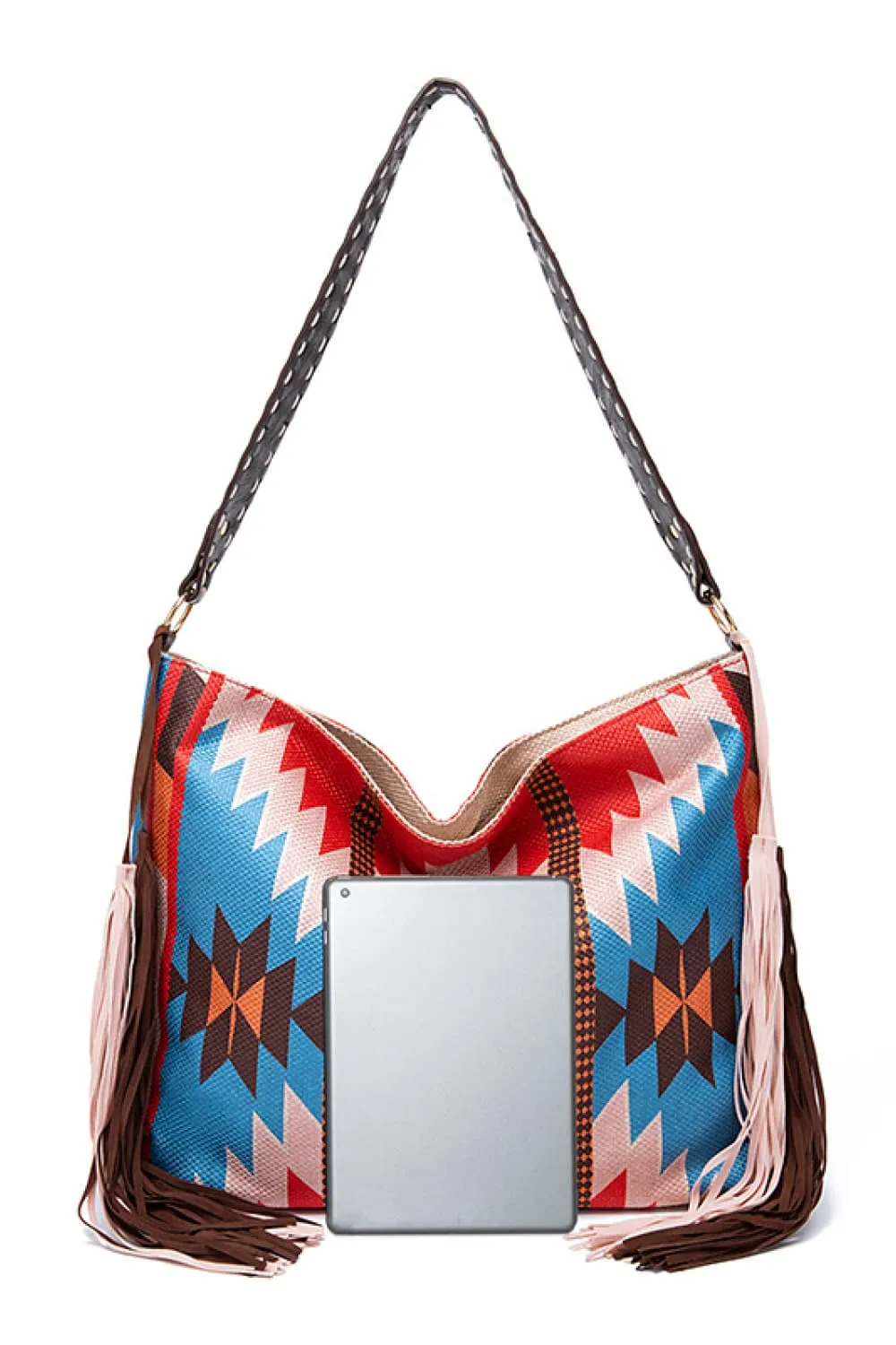 Geometric Canvas Tote Bag, image 17