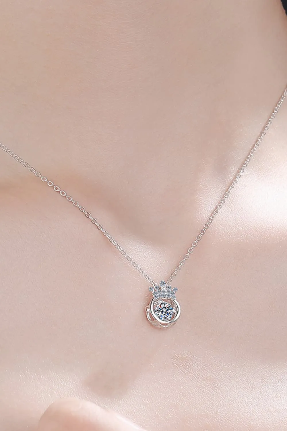 Moissanite 925 Sterling Silver Necklace, image 2