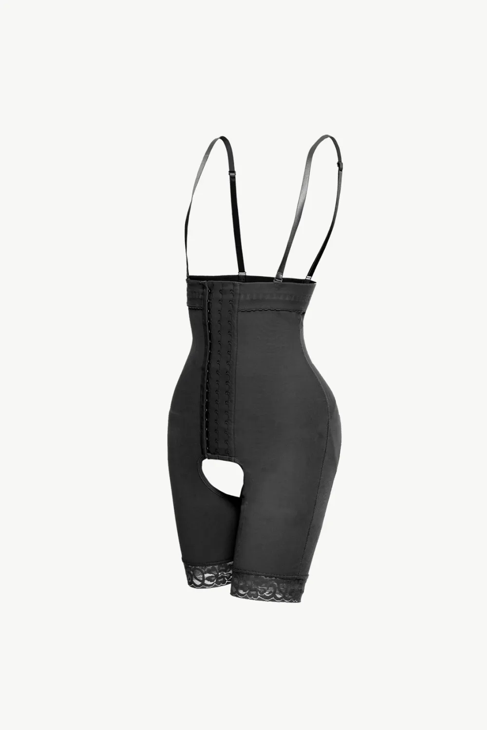 Full Size Hook-and-Eye Lace Trim Shaping Bodysuit, image 5