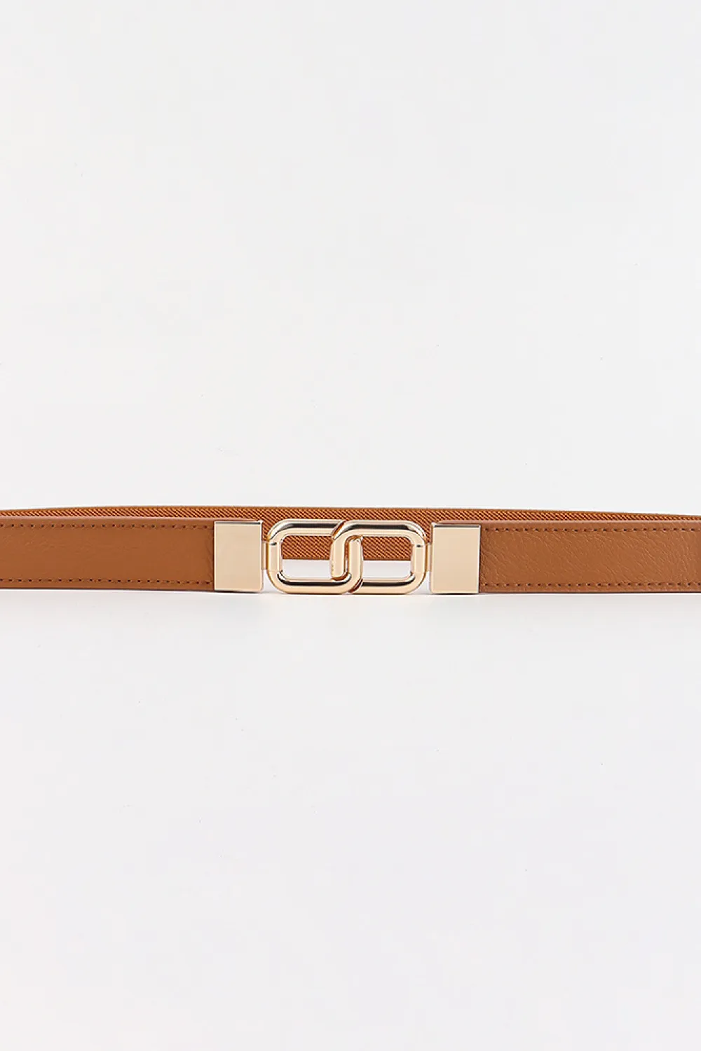 Geometric Double Buckle Elastic Belt, image 3