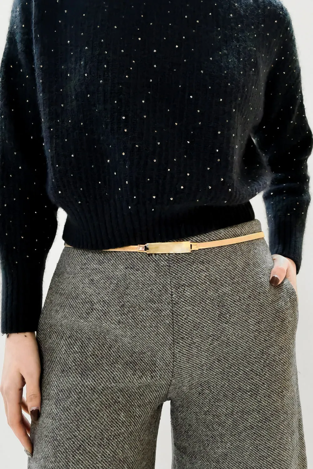 Elastic Iron Skinny Belt, image 3