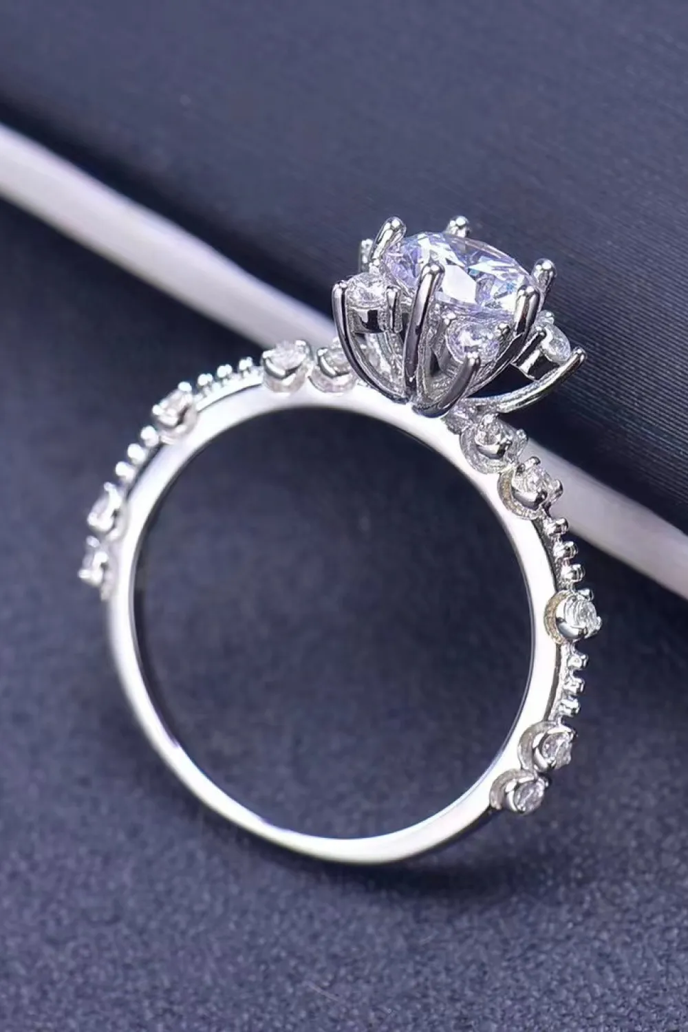1 Carat Moissanite 6-Prong Ring, image 4