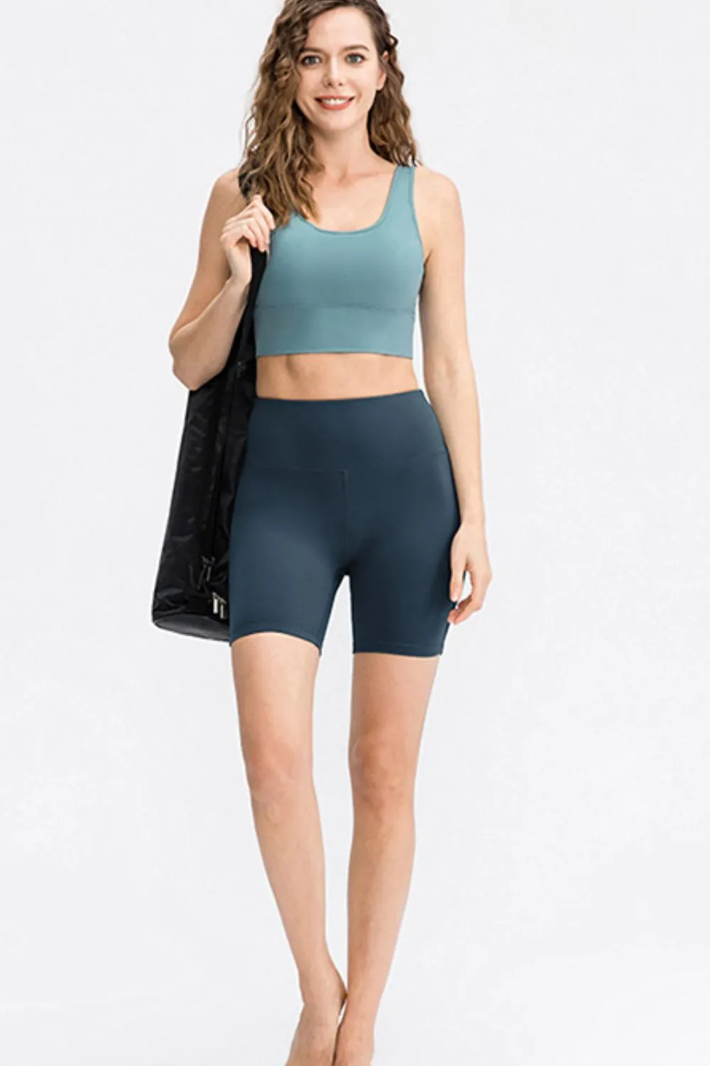 Wide Waistband Sports Shorts, image 6