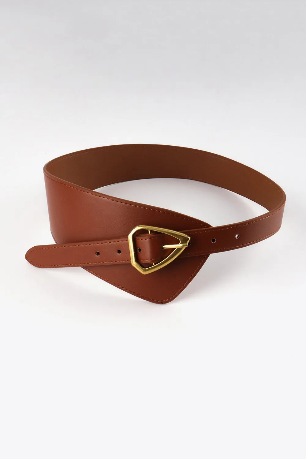 Irregular PU Leather Belt, image 2