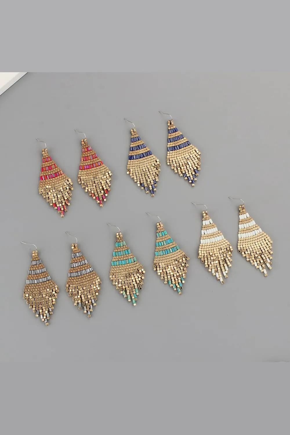 Beaded Dangle Earrings, image 3