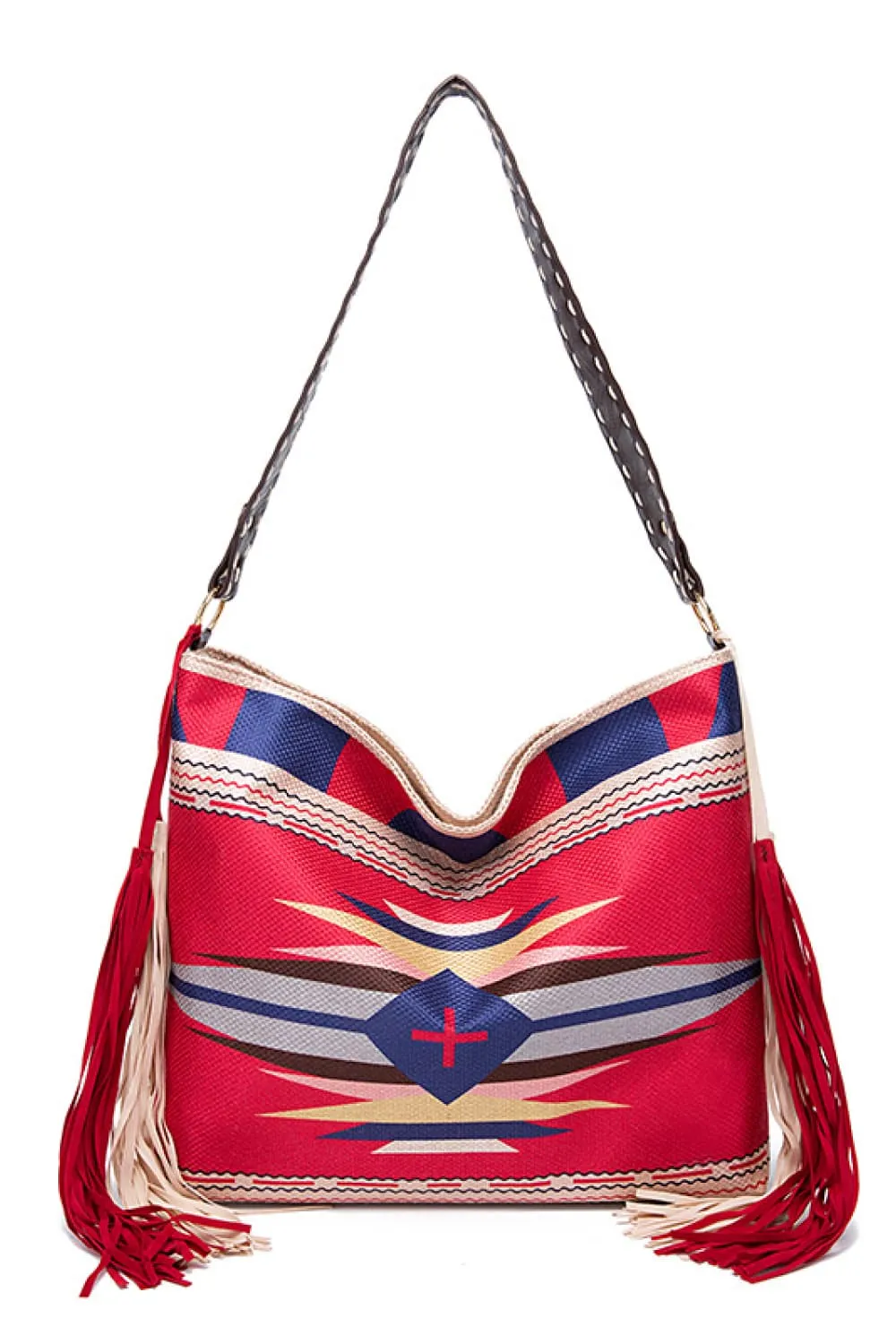 Geometric Canvas Tote Bag, image 9