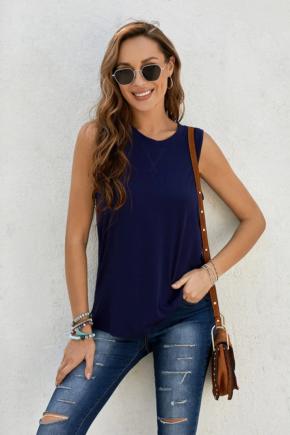 Round Neck Tank, image 2