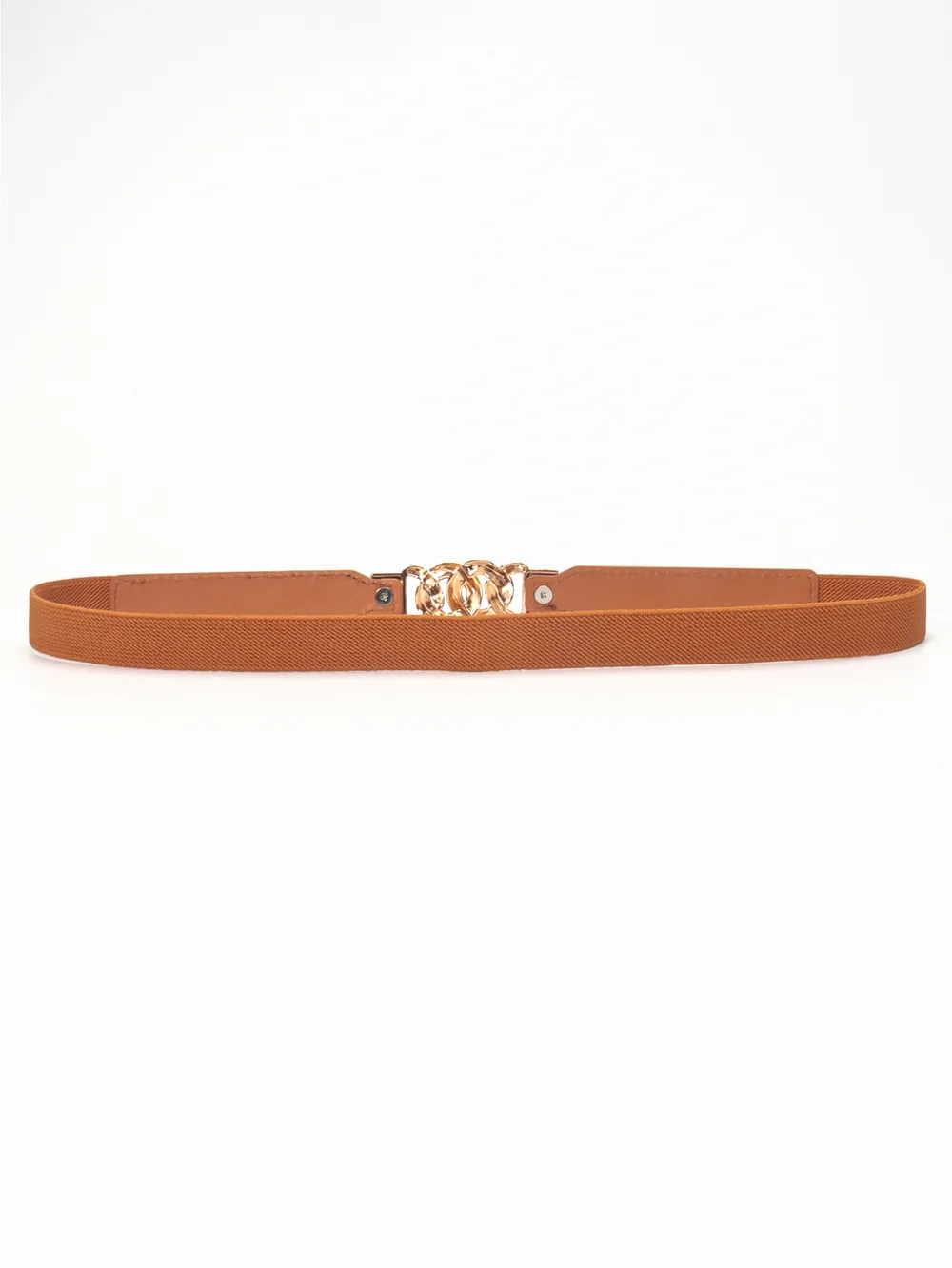Zinc Alloy Buckle Elastic PU Belt, image 31