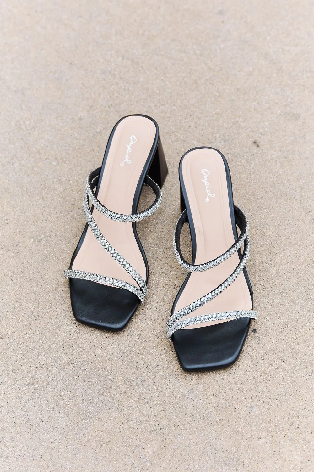 Level Up Rhinestone Strap Heels, image 3