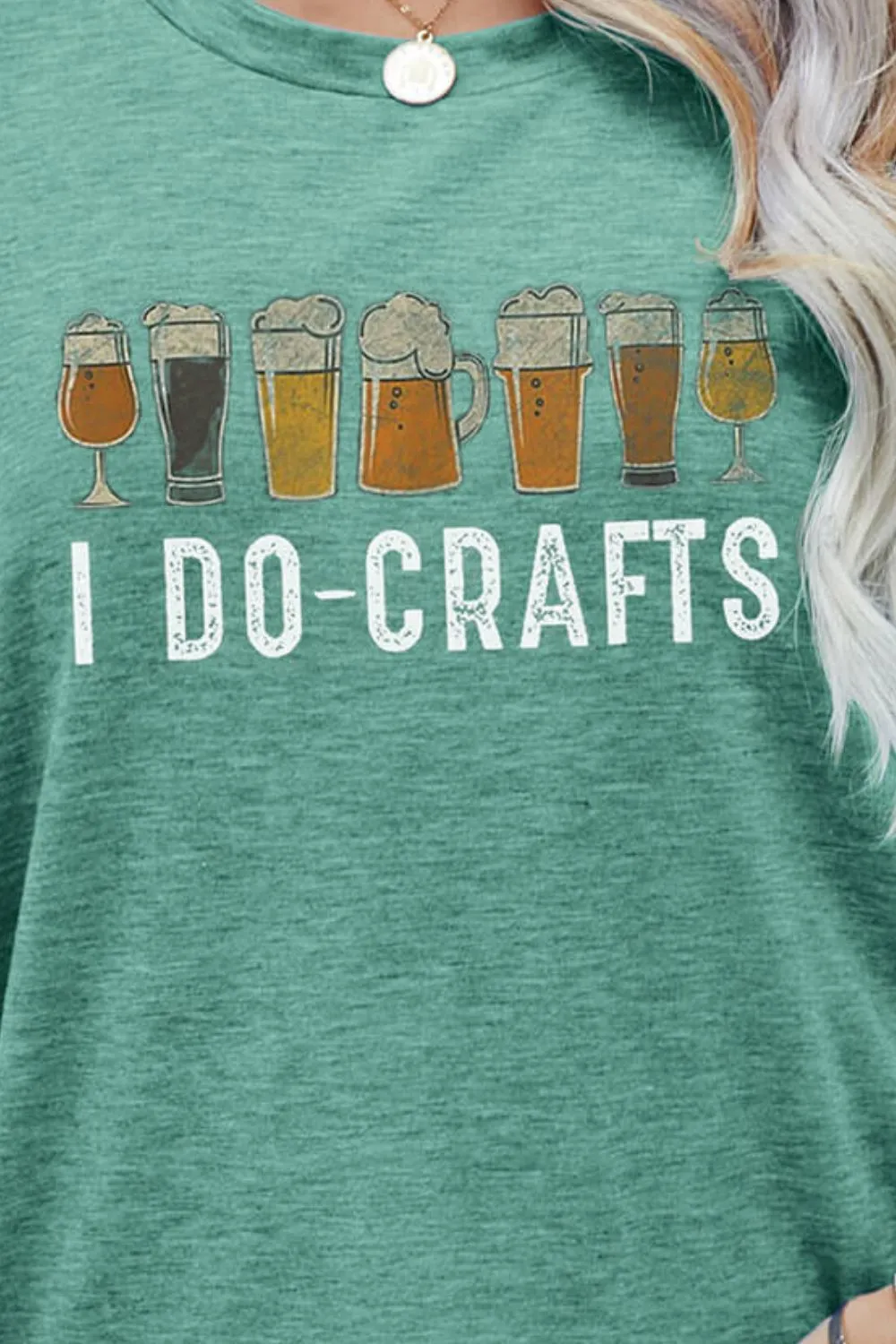 I DO CRAFTS Round Neck T-Shirt, image 4