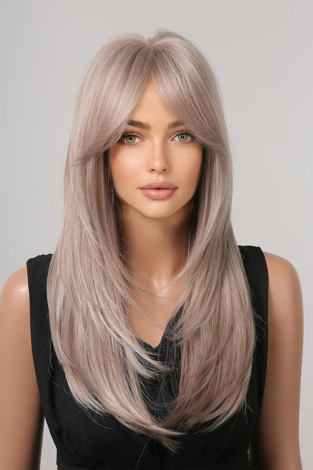 13*1" Full-Machine Wigs Synthetic Long Straight 22", image 8