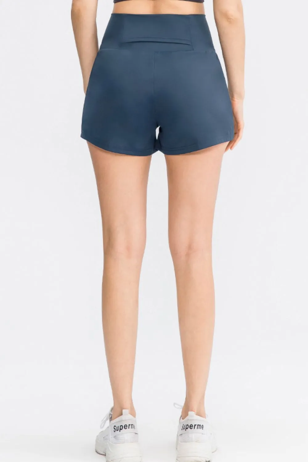 Wide Waistband Sports Shorts with Pockets, image 7