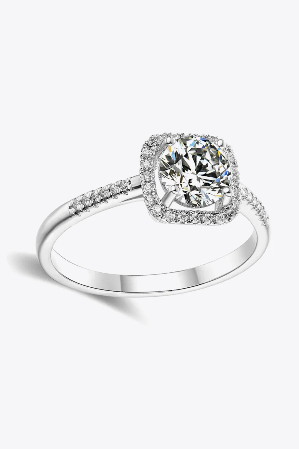 1 Carat Moissanite Zircon Ring, image 2