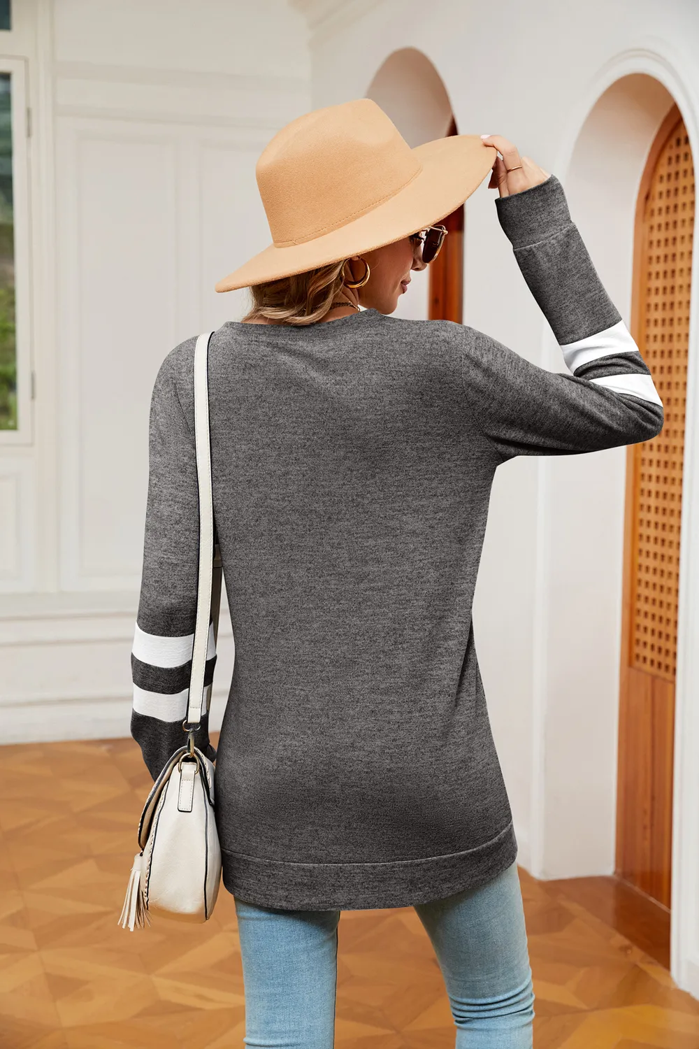 Round Neck Long Sleeve Top, image 21