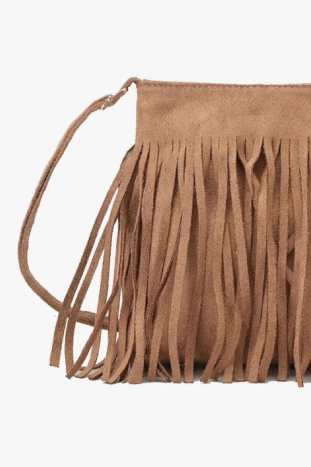 PU Leather Crossbody Bag with Fringe, image 10