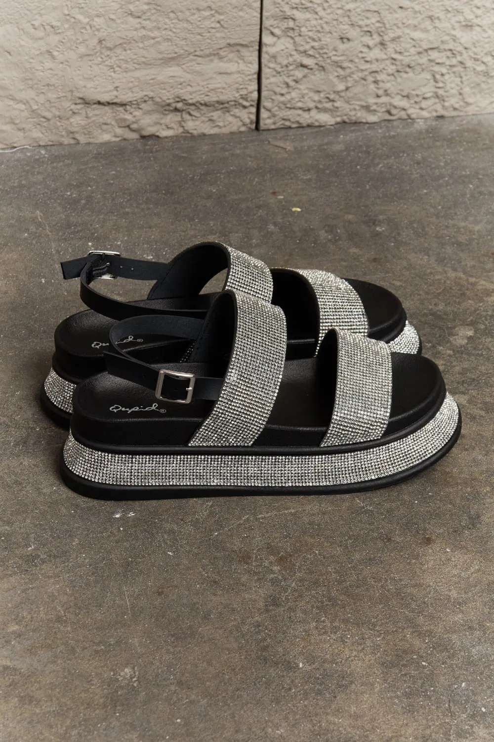 Shine On Platform Rhinestone Slingback Sandal, image 3