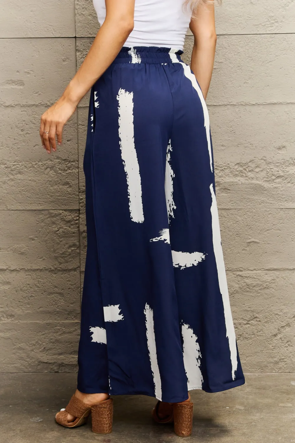 Printed Wide Leg Long Pants, image 2