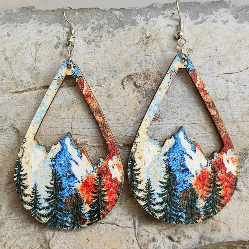 Teardrop Shape Dangle Earrings, image 3